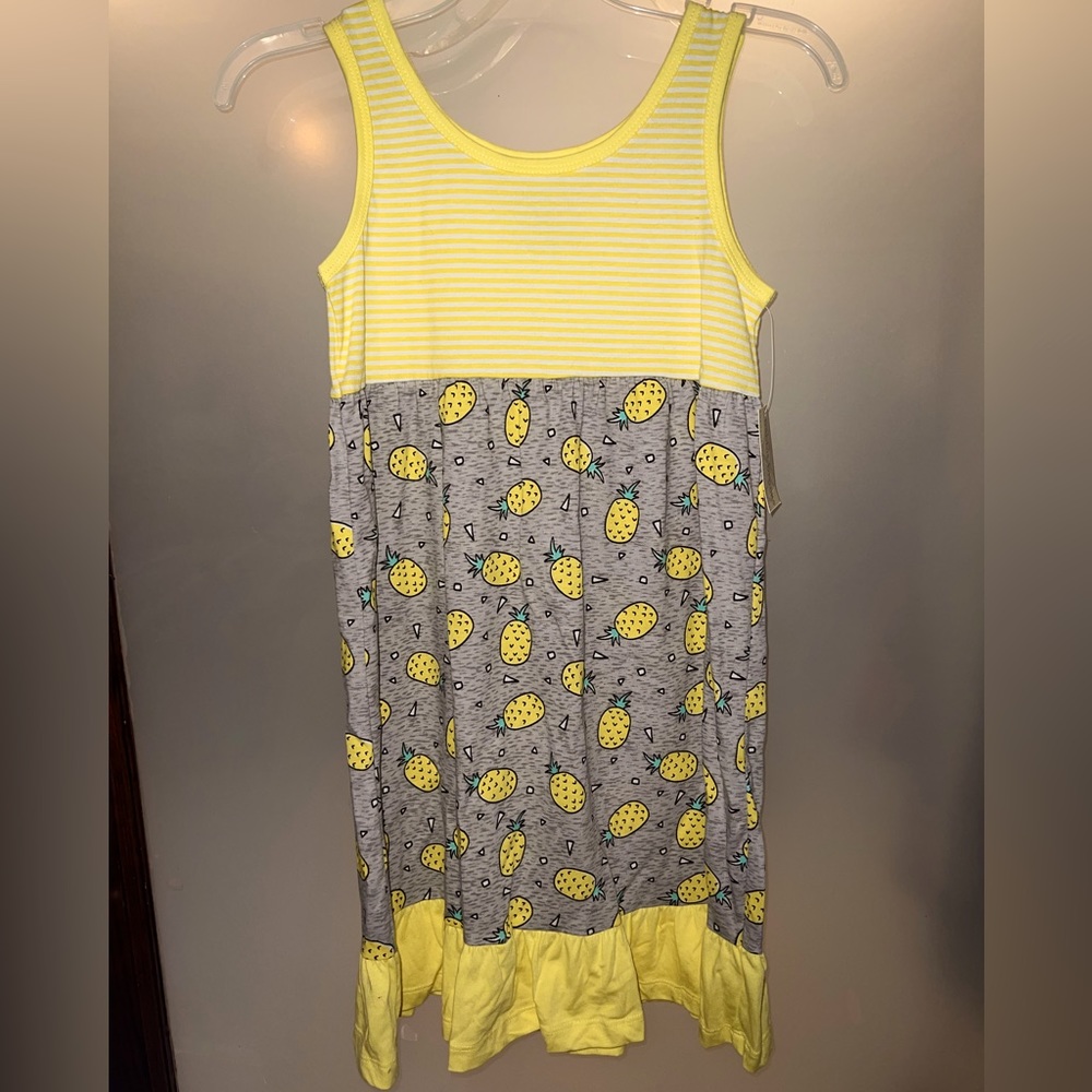 NWT Yellow Pineapple Summer Dress